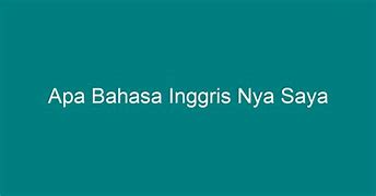 Kaleng Bahasa Inggris Nya